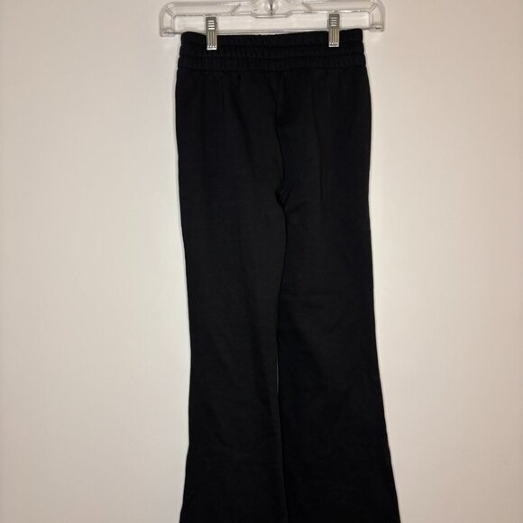 PUMA NEW Galactic Fleece Flare Pant Girls M (8/10) Black Stretch - Picture 2 of 7